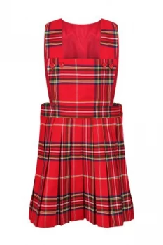 Tartan Box Pleat Pinafore